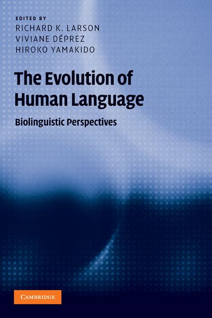 richard klein language and human evolution